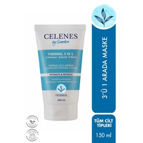 Celenes Thermal 3 in 1 Temizleme 150 ml Peeling Maske