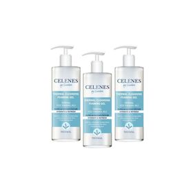 Celenes Thermal Kuru ve Hassas Ciltler 3x250 ml Yüz Temizleme Jeli