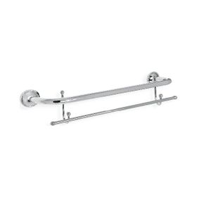 Çelik Banyo Çift Kancalı 50 Cm Uzun Havluluk