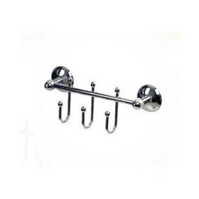 Çelik Banyo Çıkmalı Üçlü Askılık