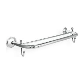 Çelik Banyo Ikılı Uzun 50 cm Havluluk Kancalı