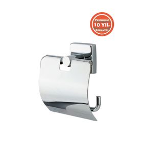 Çelik Banyo Paslanmaz Pirinç Vizyon Kapaklı Tuvalet Kağıtlık