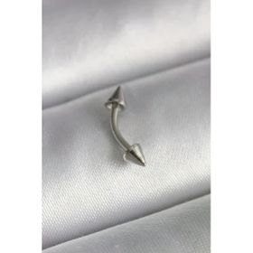Çelik Gümüş Renk Çivi Model Piercing