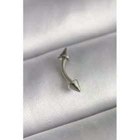 Çelik Gümüş Renk Çivi Model Piercing
