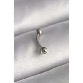 Çelik Gümüş Renk Topçuk Model Piercing