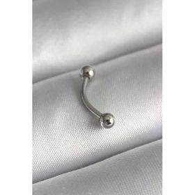 Çelik Gümüş Renk Topçuk Model Piercing