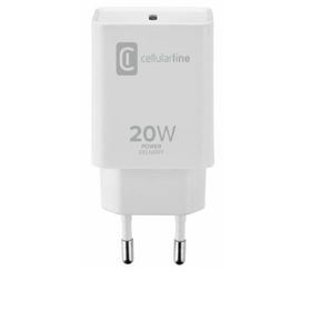 Cellular Line 20w TYPE-C Beyaz Şarj Adaptörü