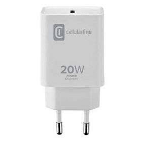 Cellular Line 20w TYPE-C Beyaz Şarj Adaptörü