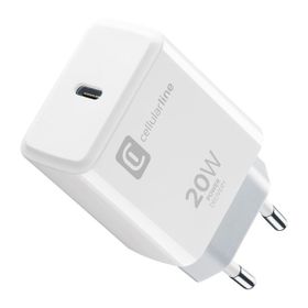 Cellular Line 20w TYPE-C Beyaz Şarj Adaptörü