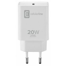 Cellular Line 20w TYPE-C Beyaz Şarj Adaptörü