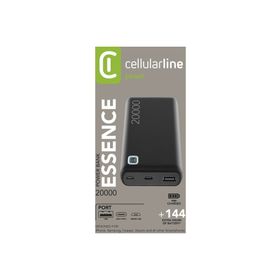 Cellular Line Essence 20.000 mAh Siyah Powerbank