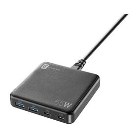 Cellular Line Multipower 4 Portlu Gan 65 Watt Siyah Şarj Cihazı