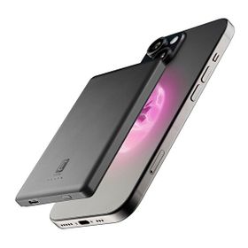 Cellular Line Pbmagslim5000Wird Ultra İnce Magsafe 5.000 mAh Koyu Gri Powerbank