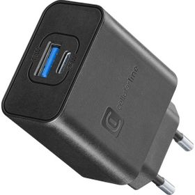 Cellular Line Samsung 25W Dual Port Super Fast Siyah Şarj Adaptörü
