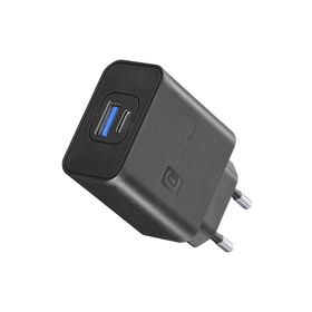 Cellular Line Samsung 25W Dual Port Super Fast Siyah Şarj Adaptörü