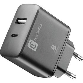 Cellular Line Samsung 25W Dual Port Super Fast Siyah Şarj Adaptörü
