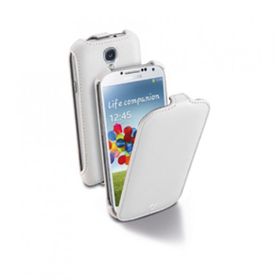 Cellular Line Samsung Galaxy S4 Flap Deri Beyaz Kılıf
