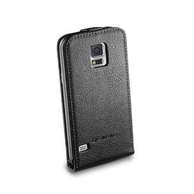 Cellular Line Siyah FLAPESSENGALS5BK Samsung Galaxy S5 Flap Essential Deri Kılıf