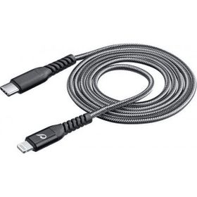 Cellular Line Tetra Force Siyah 1 m Lightning Kablo
