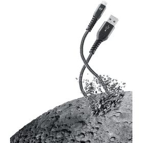 Cellular Line Tetra Force Siyah 1 m Lightning Kablo