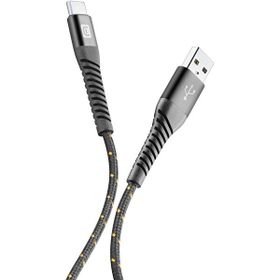 Cellular Line Tetra Force Siyah 1 m Type C Kablo