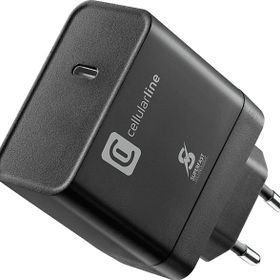 Cellular Line Usb 65W Type-C Siyah Şarj Adaptörü