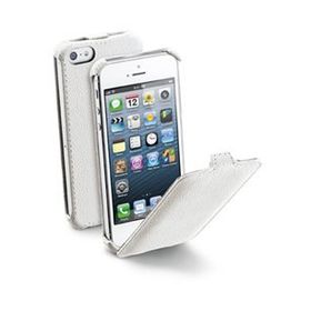 Cellular LineApple iPhone SE-5S-5 Flap Mıknatıssız Beyaz Kılıf