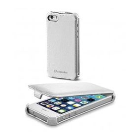 Cellular LineApple iPhone SE-5S-5 Flap Mıknatıssız Beyaz Kılıf