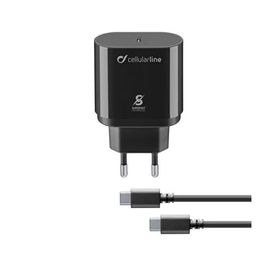 Cellularline 25W USB C'den USB C'ye Süper Hızlı Şarj Kiti