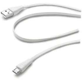 Cellularline Beyaz Micro USB Data Kablosu