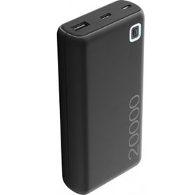 Cellularline Essence 12 W 20000 mAh Siyah Powerbank