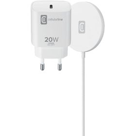 Cellularline iPhone Magsafe Kablosuz Şarj Standı 20W Duvar Şarjı