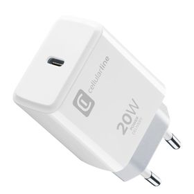Cellularline iPhone Type-C PD 20W Beyaz Şarj Adaptörü