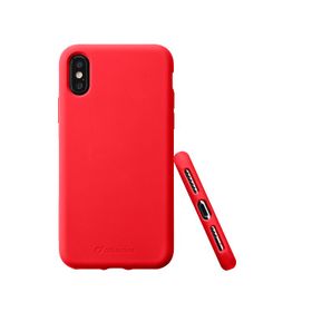 Cellularline iPhone X/XS Lacivert Soft Sensation Silikon Kılıf