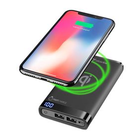 Cellularline Manta 8000 MAH Siyah Kablosuz Taşınabilir Şarj Cihazı