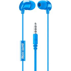 Cellularline Music Sound In Ear Silikonlu Kablolu Kulak İçi Mavi Kulaklık