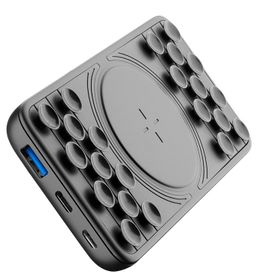 Cellularline Octopus Qi Kablosuz 10000 MAH Siyah Taşınabilir Şarj Cihazı