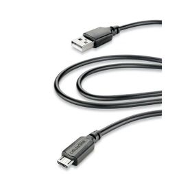 Cellularline Siyah 2 Micro USB Kablosu