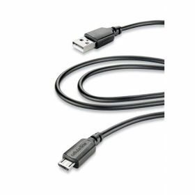Cellularline Siyah 2 Micro USB Kablosu