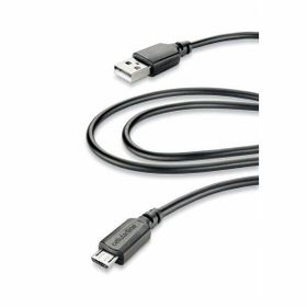 Cellularline Siyah 2 Micro USB Kablosu
