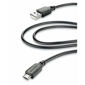Cellularline Siyah 2 Micro USB Kablosu