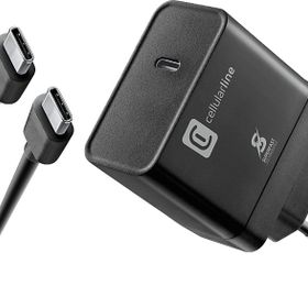 Cellularline Süper Fast Charge Pd 45W Şarj Kiti Adaptör Kablo Siyah