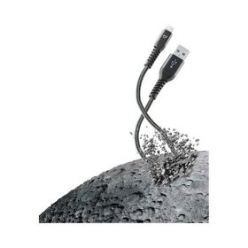 Cellularline Tetra Force Siyah 1 m Lightning Kablo