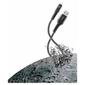 Cellularline Tetra Force Siyah 1 m Lightning Kablo