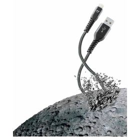 Cellularline Tetra Force Siyah 2 m Lightning Kablo