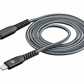 Cellularline TETRACABC2LMFI1MK 120 cm Kevlar Siyah Usb Kablo
