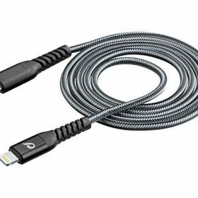 Cellularline TETRACABC2LMFI1MK 120 cm Kevlar Siyah Usb Kablo
