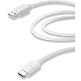 Cellularline Type C Beyaz 2 mt Data Kablosu