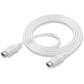 Cellularline Usb-C To Usb-C 45 W Super Fast Beyaz 5 A Usb Şarj+Data Kablo