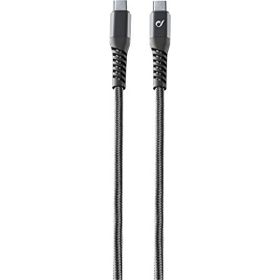 Cellularline Usb-C TO Usb-C - Tetracabc2C1Mk Tetra Force Extreme Ultra Dayanıklı Kevlar Kablo